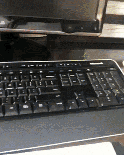 책상 밑에 뭐가 있어서 봤는데............ | 인스티즈