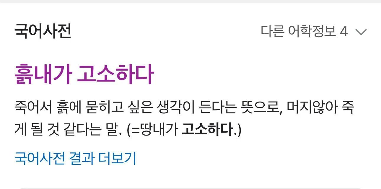 조상님들이 죽을 것 같을때 썼던 표현 | 인스티즈