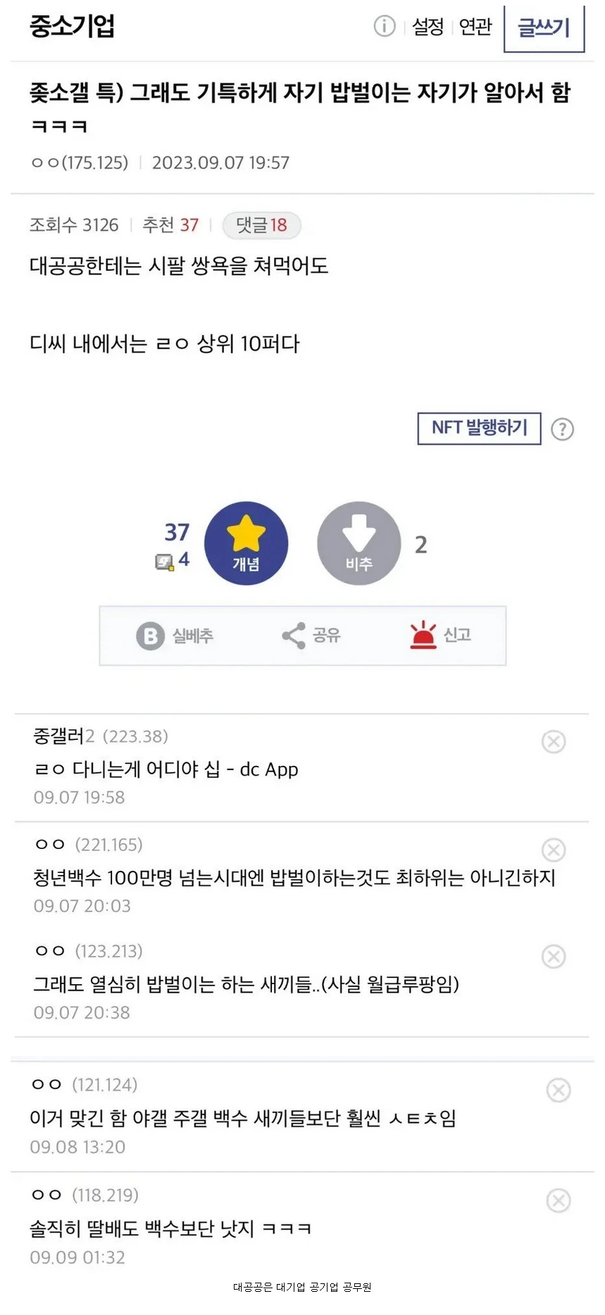 디씨에서 상위 10%에 속한다는 갤러리.jpg | 인스티즈