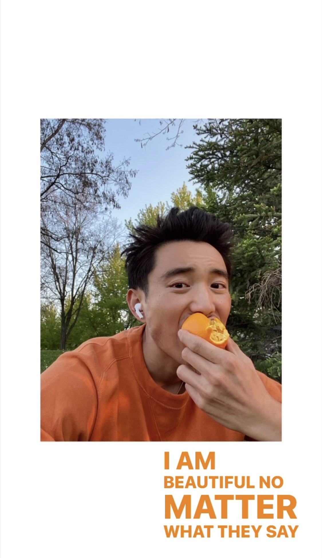 오렌지 진짜 특이하게 먹는 배우 | 인스티즈