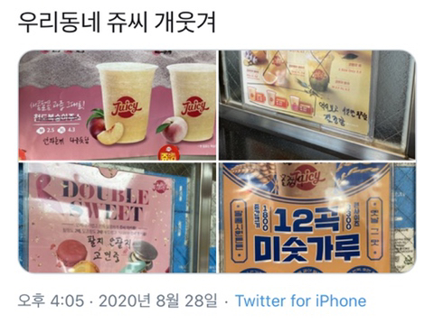  우리동네 쥬씨 개웃겨
