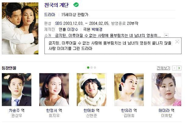  2004년 드라마 새드엔딩 3대장1