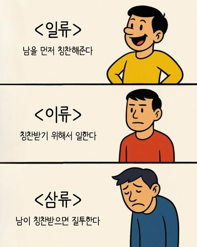 사람의 일류, 이류, 삼류별 특징 | 인스티즈