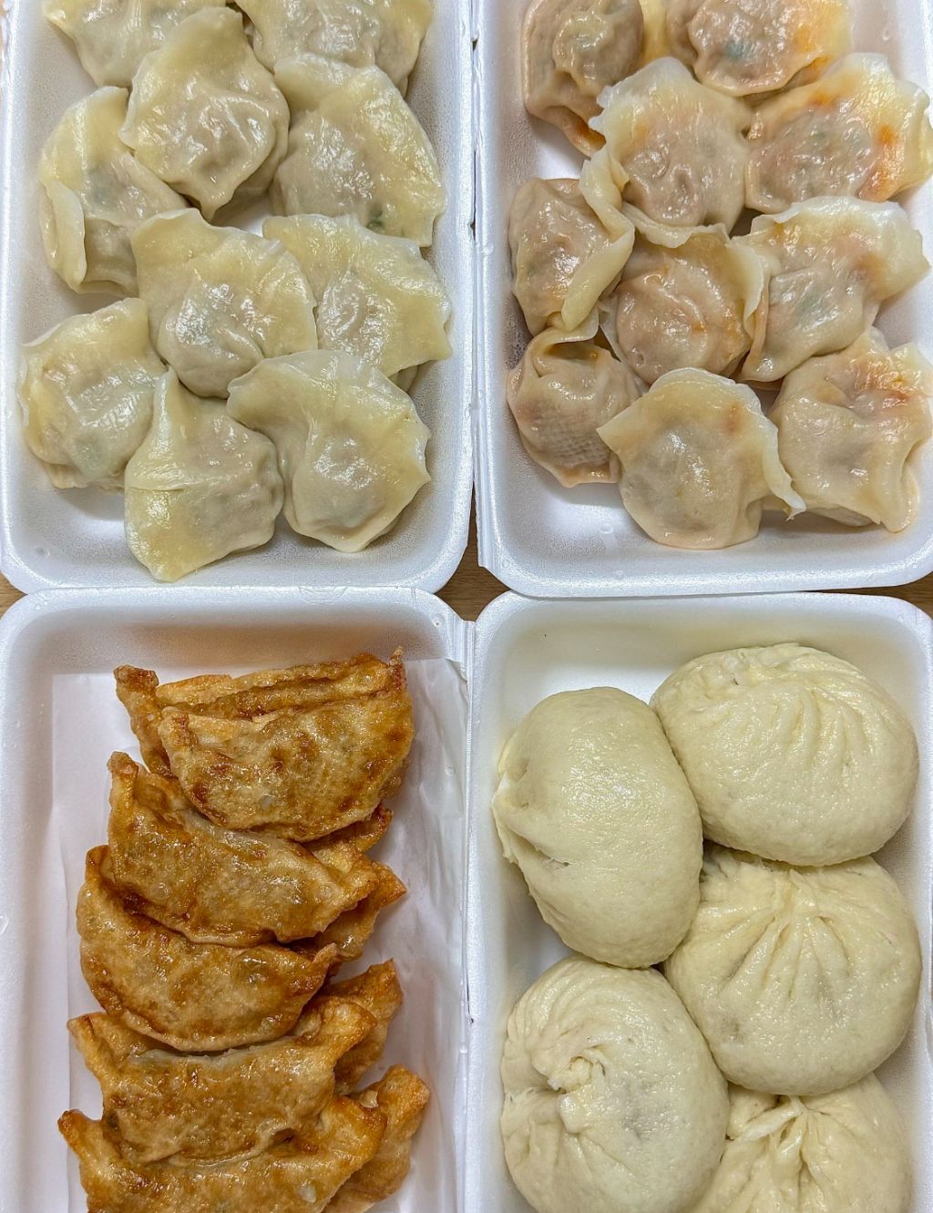  찐만두, 김치만두, 군만두, 왕만두2