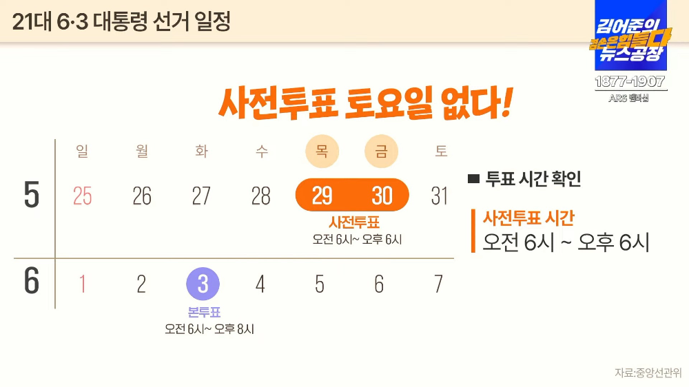 21대 대선 사전 투표 D-1 | 인스티즈