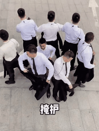 대륙의 VIP 철통경호 훈련 영상.gif | 인스티즈