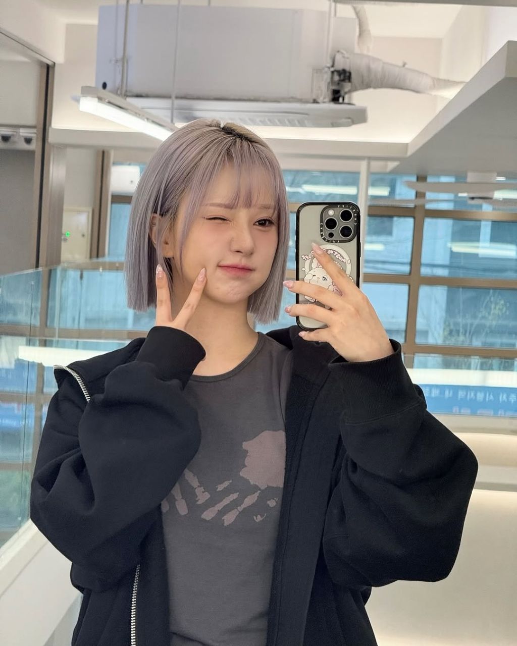 오랜만에 단발한 은하 | 인스티즈