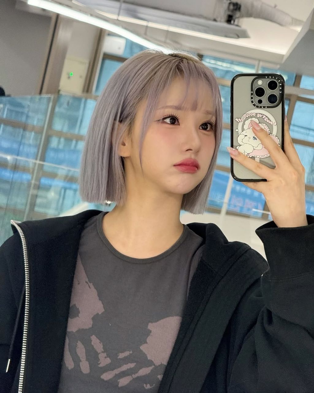 오랜만에 단발한 은하 | 인스티즈