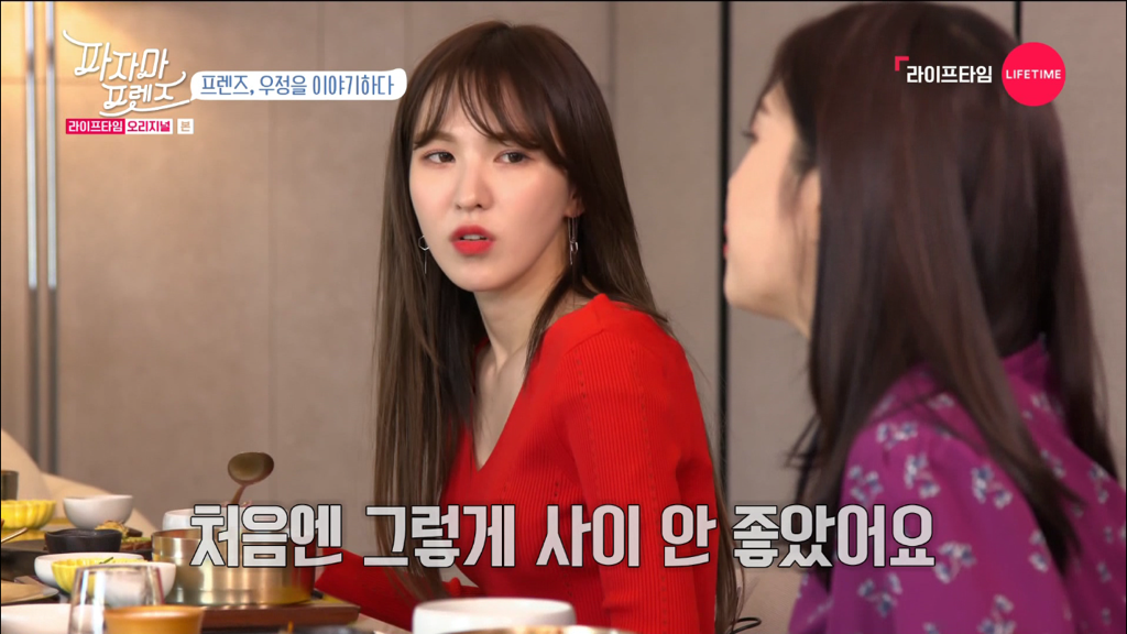  처음엔 불편한 사이였다는 레드벨벳 조이, 웬디