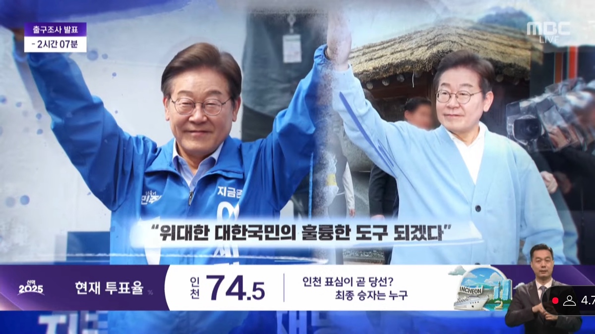 실시간 MBC 선거방송 ㅋㅋㅋㅋㅋㅋㅋ.jpg | 인스티즈
