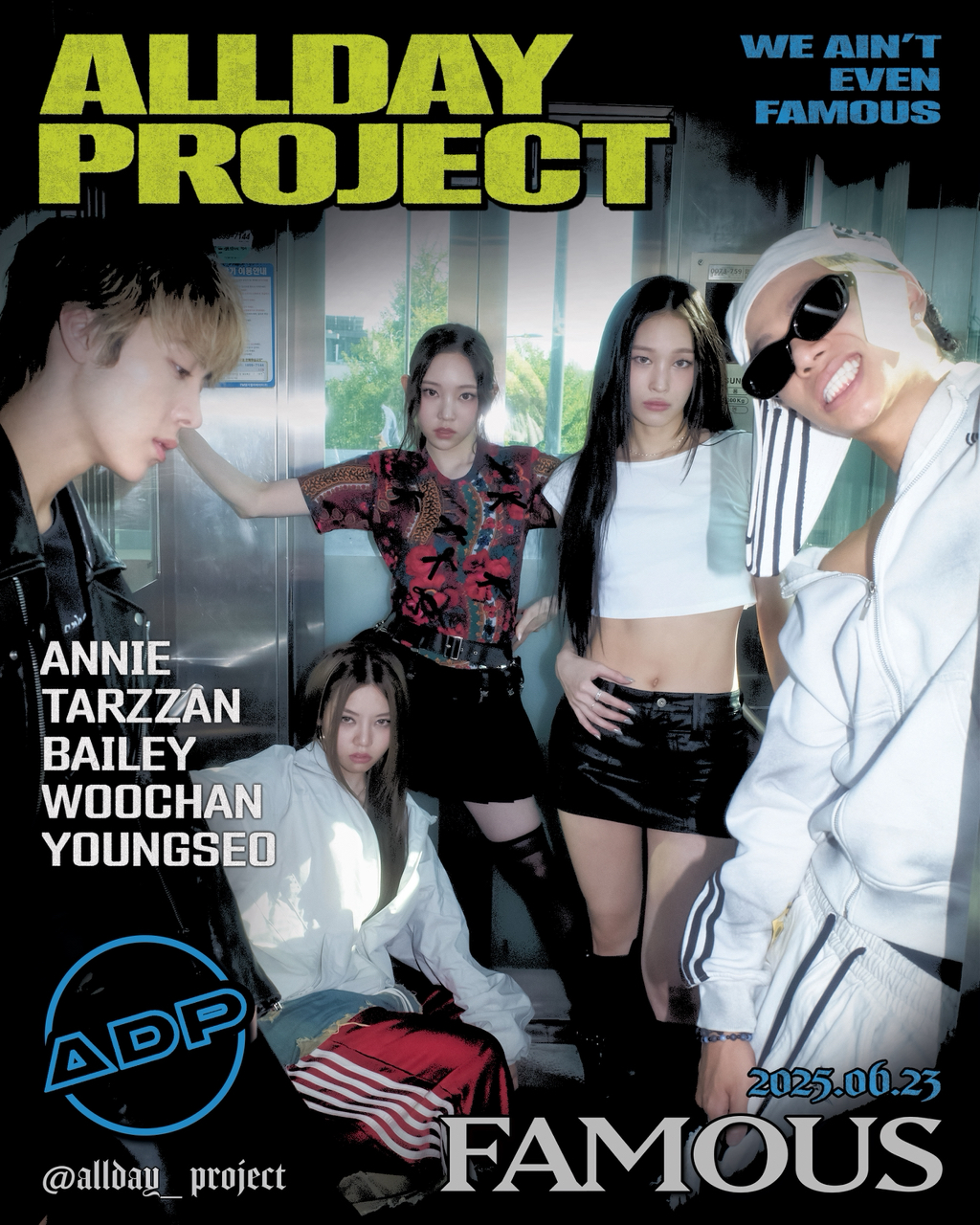 더블랙레이블 혼성그룹 ALLDAY PROJECT 단체 티저 이미지 | 인스티즈