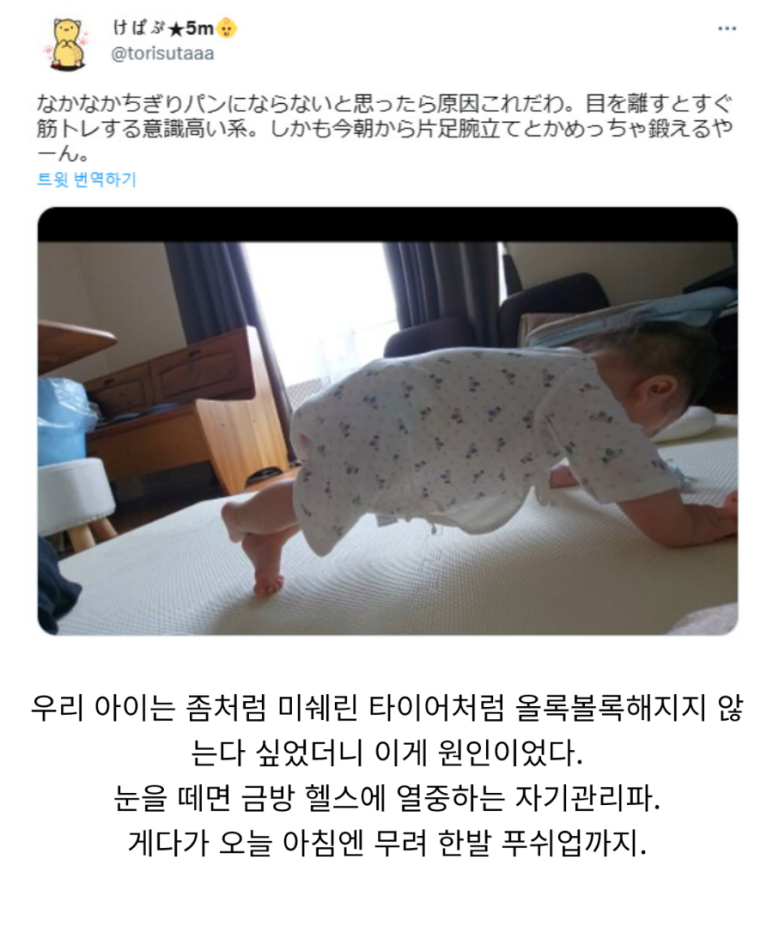  애기가 살이 안찌던 이유