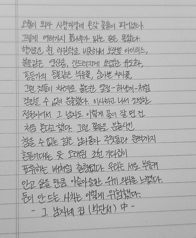 지나간 봄을 그리워하며 - 독서달글 필사 컨텐츠 | 인스티즈