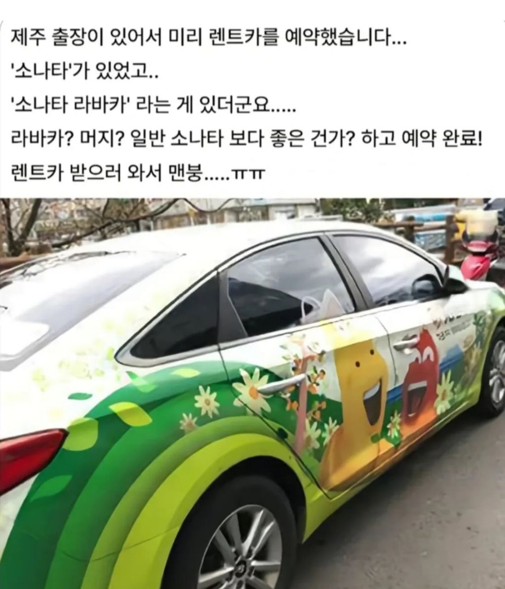  제주도에서 렌트카 빌릴 때 조심하세요