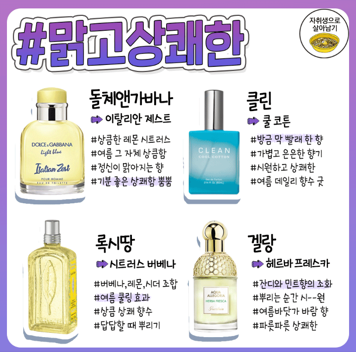 향기종류별 여름 향수 추천.jpg | 인스티즈