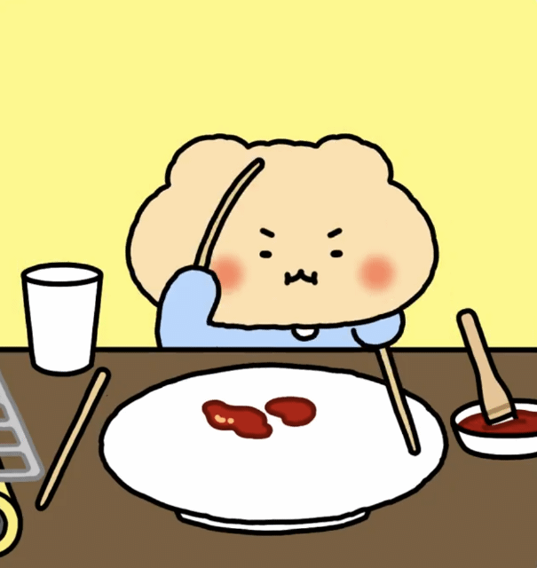 [망그러진곰] 스트레스 받을땐 가래떡 떡볶이 먹방을 보자 | 인스티즈