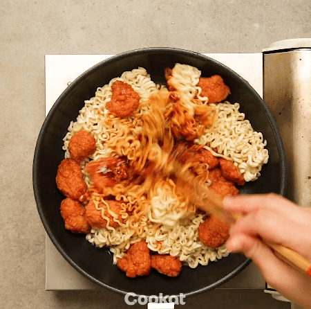 불닭볶음면+고구마무스+치즈 조합 | 인스티즈