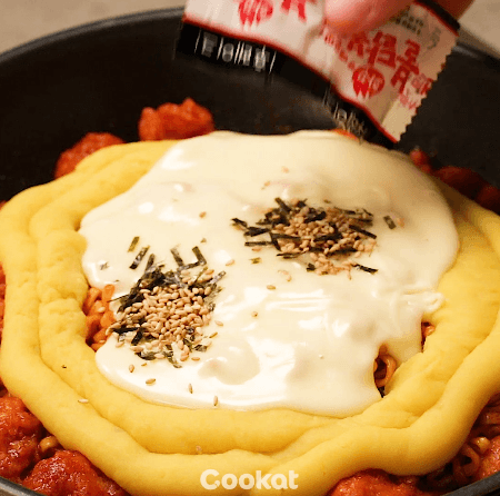 불닭볶음면+고구마무스+치즈 조합 | 인스티즈