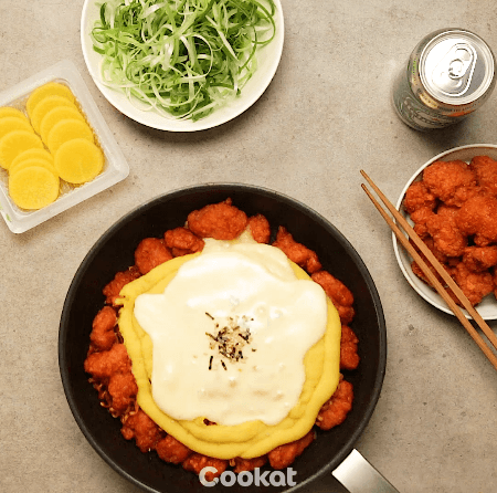 불닭볶음면+고구마무스+치즈 조합 | 인스티즈