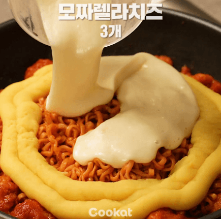 불닭볶음면+고구마무스+치즈 조합 | 인스티즈