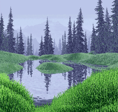 늦은 새벽 도트 감성.gif | 인스티즈