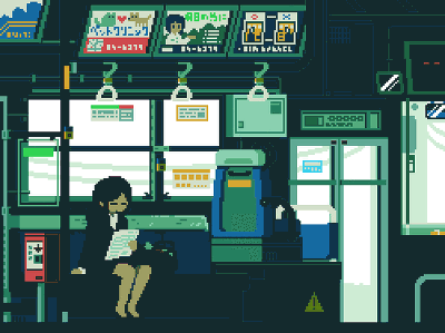 늦은 새벽 도트 감성.gif | 인스티즈