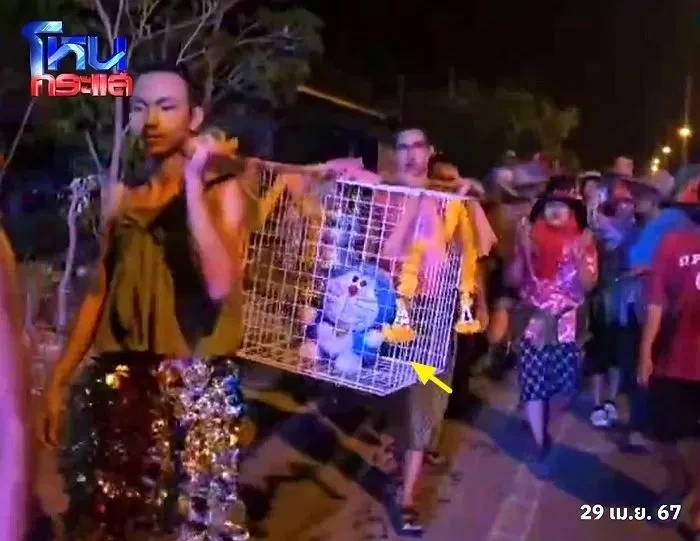 기우제에 '고양이' 쓰던 태국, 동물 학대 문제에 '도라에몽' 제물로 | 인스티즈