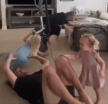 아빠가 집에서 운동하는 법 | 인스티즈