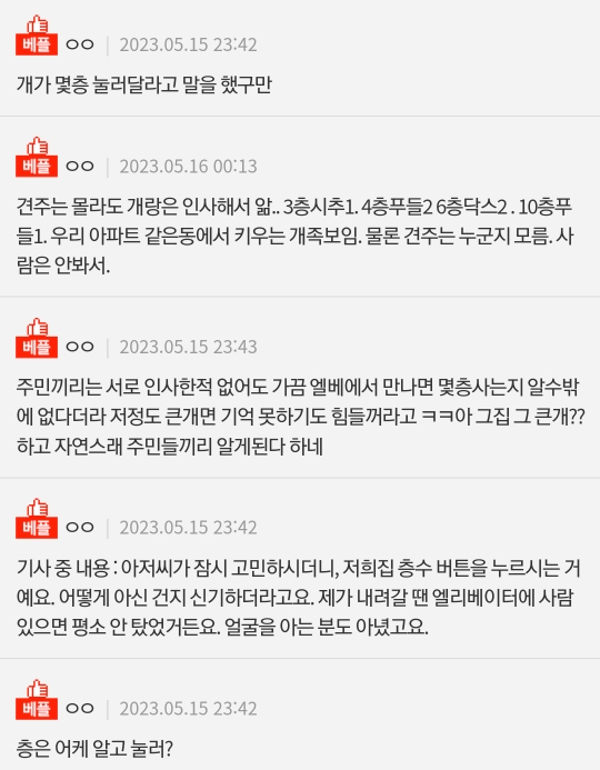 [네이트] 개가 혼자 엘리베이터 타고 집까지 찾아옴 | 인스티즈