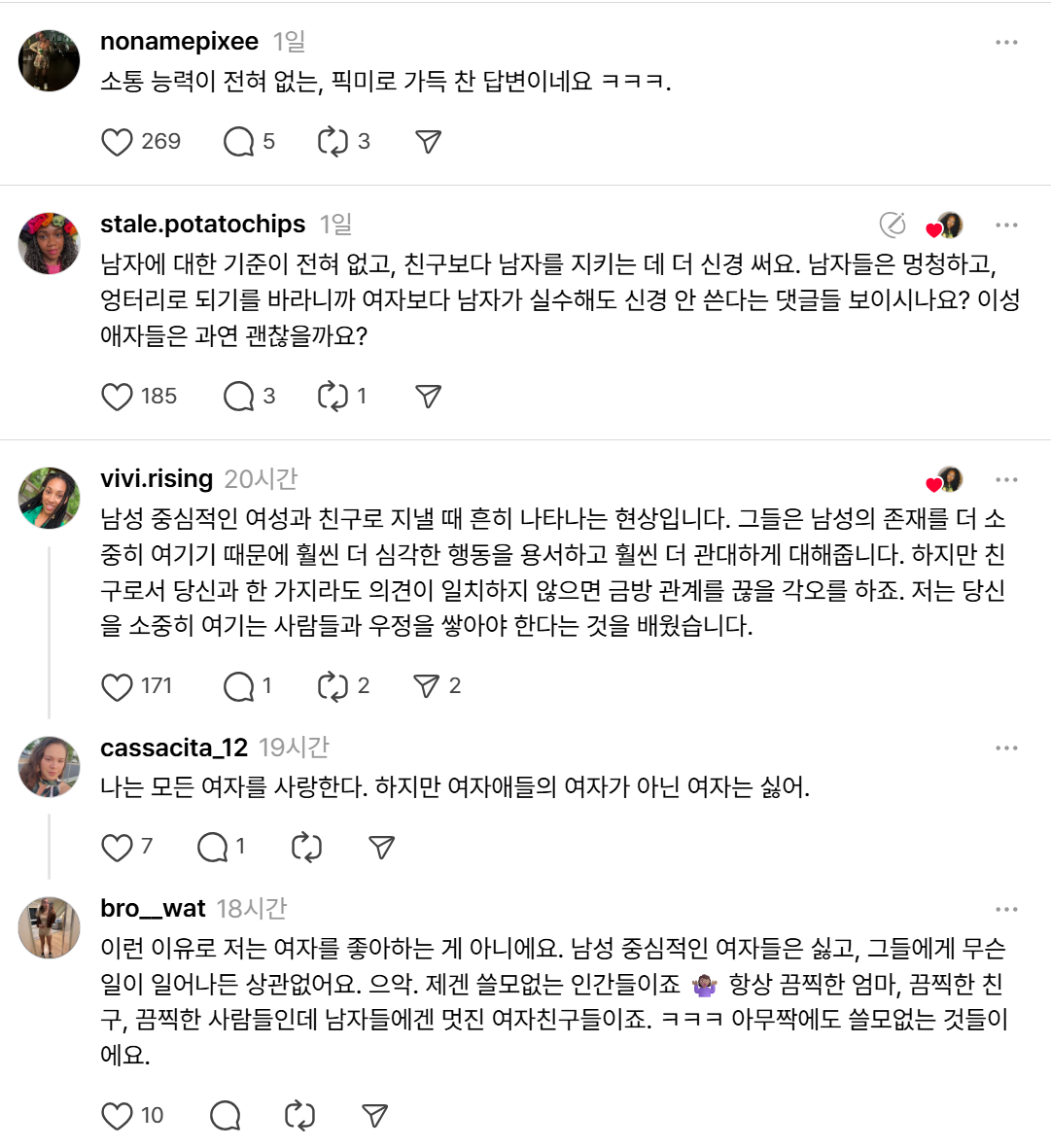 여자들 우정은 이상해.. 남자에겐 기회 80번 주는데 동성친구는 작은일로 바로 손절함 | 인스티즈