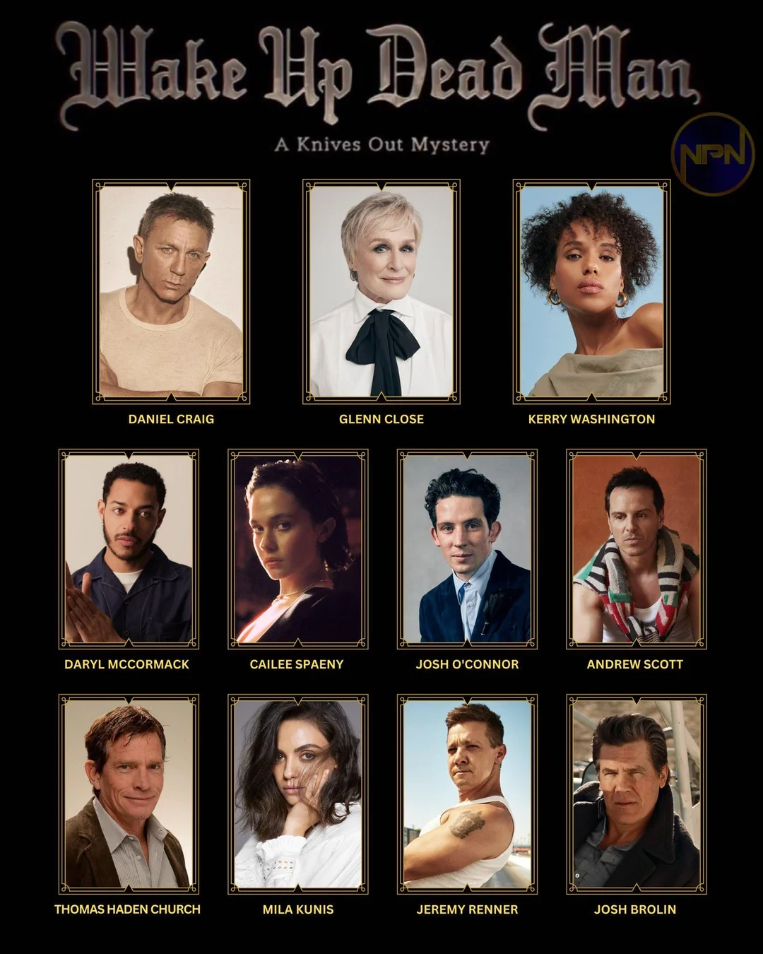 나이브스 아웃: 웨이크 업 데드 맨 첫 포스터 공개 | 인스티즈