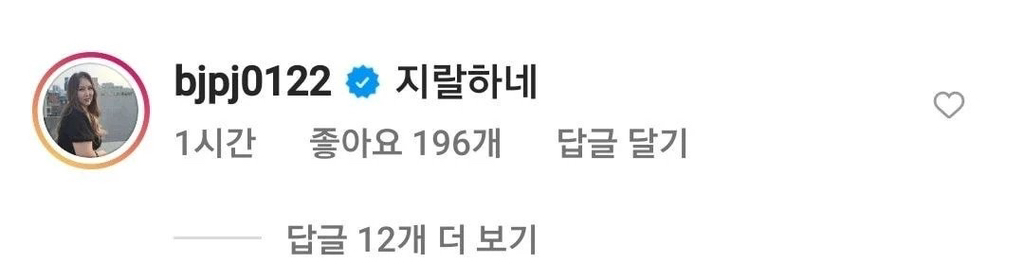 감성적인 곽튜브 인스타에 댓글 남긴 풍자 | 인스티즈