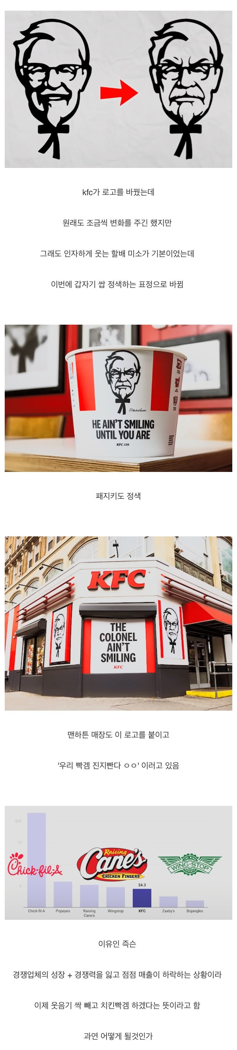 KFC로고 70년만에 바뀜 | 인스티즈