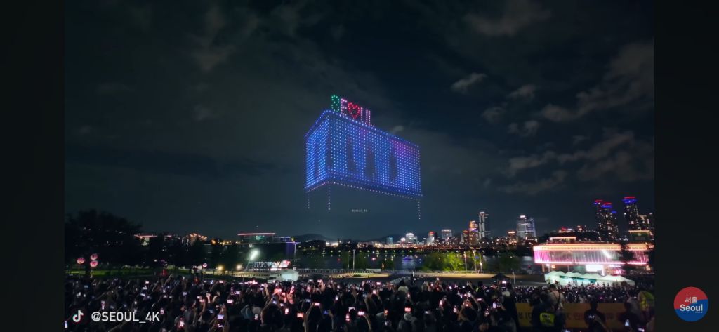 한강버스때매 욕먹고있는 뚝섬 드론쇼 | 인스티즈