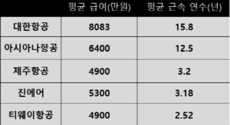 항공사 스튜어디스 평균 연봉 근황 | 인스티즈