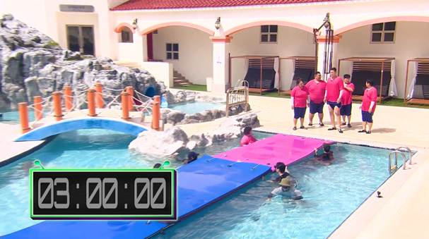 200kg 물 위 걷게 하려고 갖은 노력하는 뚱땡이들.jpg | 인스티즈