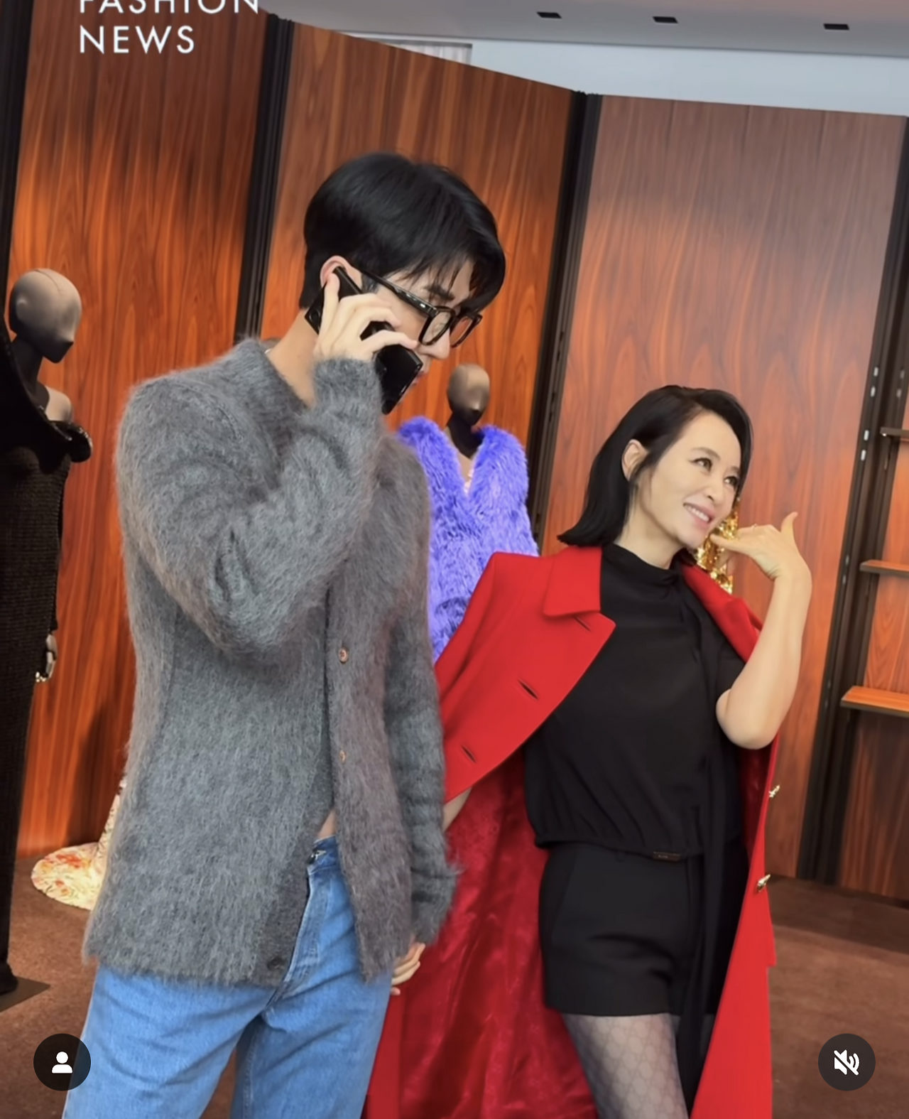 구찌 플래그십 차승원 김혜수 투샷 | 인스티즈