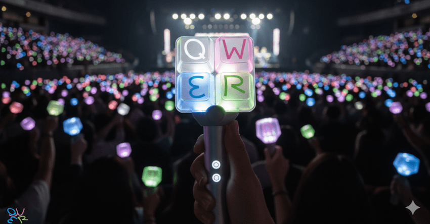 AI가 만든 QWER 응원봉 | 인스티즈