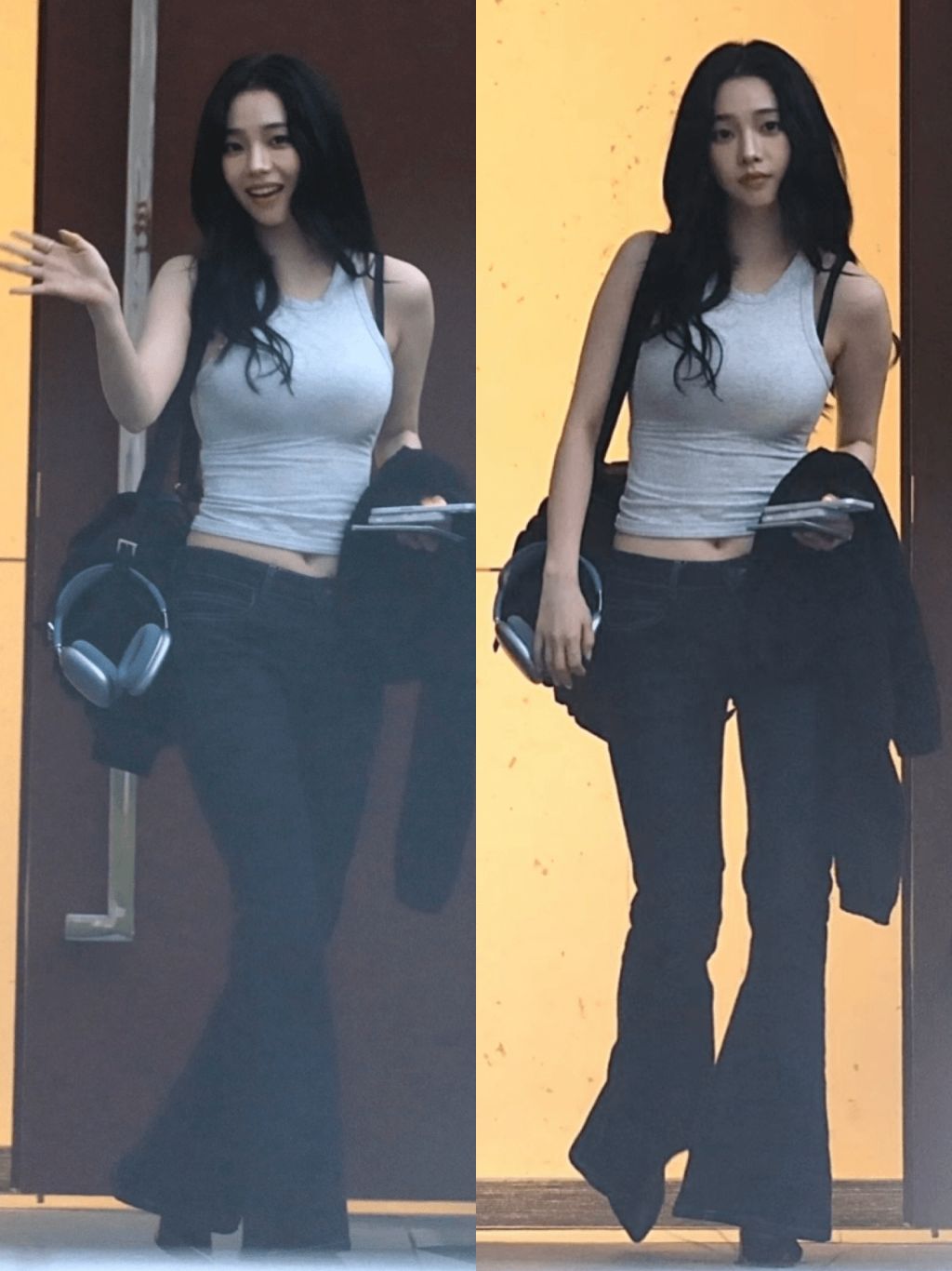 퇴근하는 카리나 실물 느낌.gif | 인스티즈