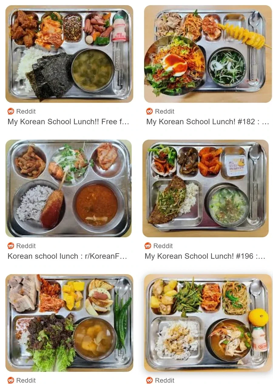 한국 학교 급식은 이미 레딧에서도 유명 | 인스티즈