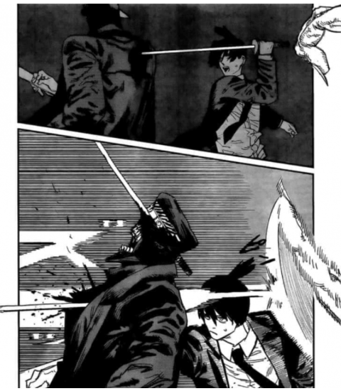 체인소 맨, 아키 저주의 악마 사용 연출 원작과 애니메이션의 차이.gif | 인스티즈