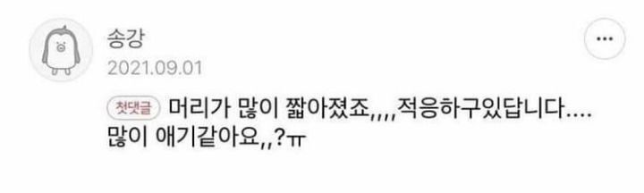 누군가가 애기어 자제시킨듯한 송강.jpg | 인스티즈