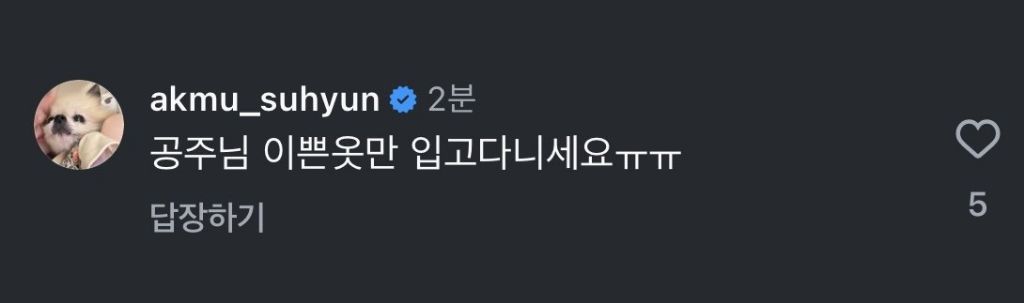 찬혁이 티셔츠 입은 아이유한테 댓글 남긴 수현이ㅋㅋㅋ | 인스티즈