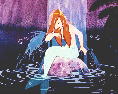 인어공주보다 30년 일찍 디즈니 애니에 나온 인어.gif | 인스티즈