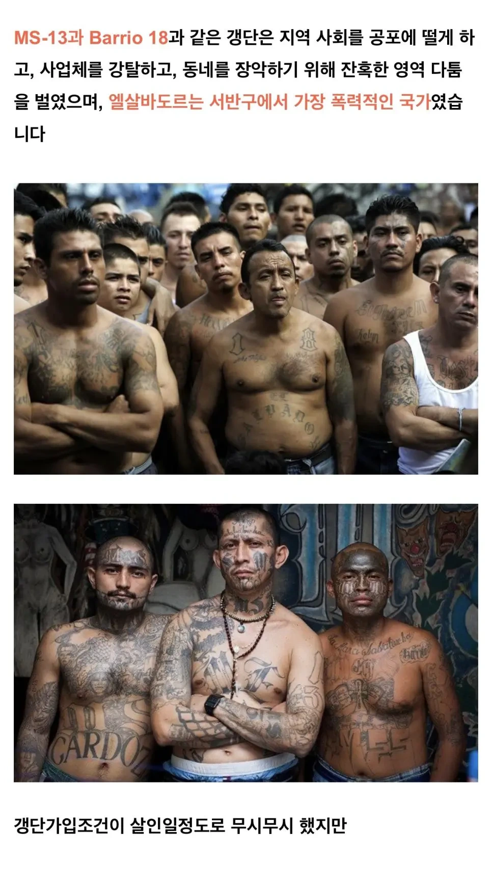 캄보디아보다 심했던 엘살바도르 근황 | 인스티즈