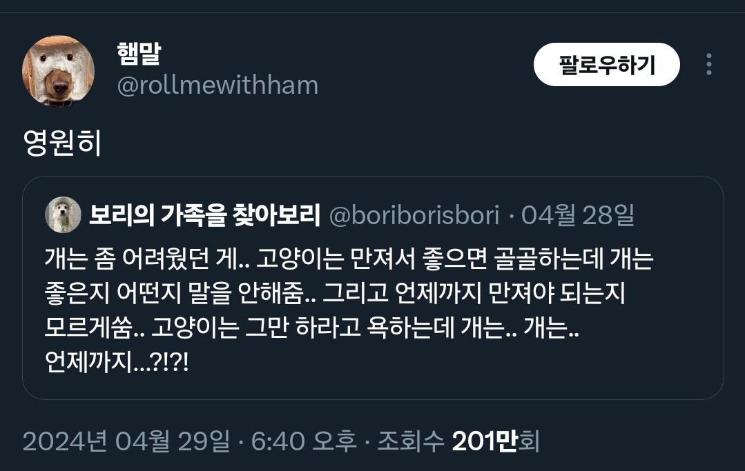 개는 좀 어려웠던 게.. 고양이는 만져서 좋으면 골골하는데 | 인스티즈