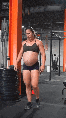 한때 핫플 갔었던 임산부 운동 짤 | 인스티즈