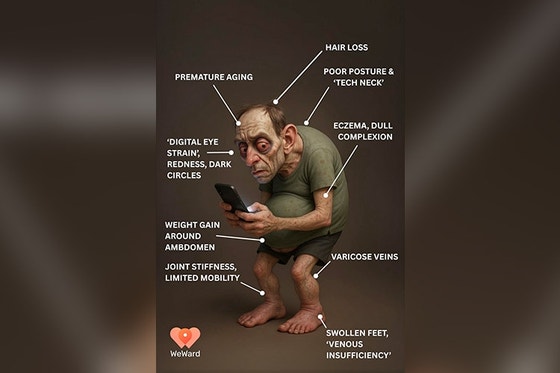 머리 벗겨지고 뱃살 볼록…"25년뒤 인류 이렇게 변한다" 충격 경고 | 인스티즈