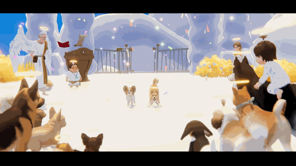 천국의 강아지가 주인을 마중 나오는 게임 | 인스티즈