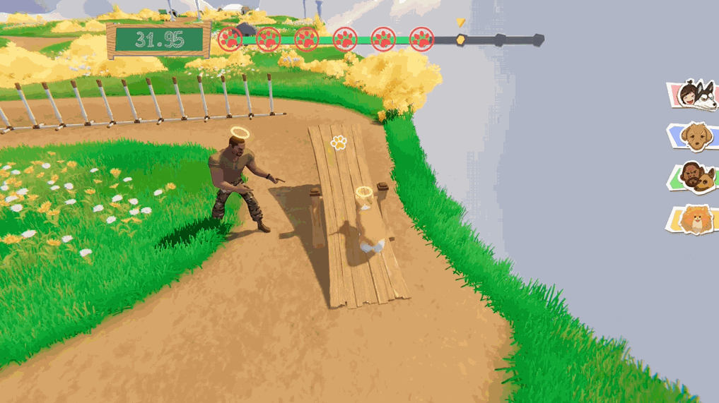 천국의 강아지가 주인을 마중 나오는 게임 | 인스티즈